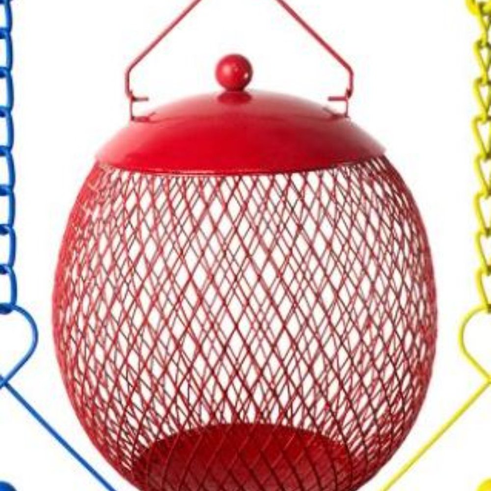 NWT-  Globe Bird Feeder - Red